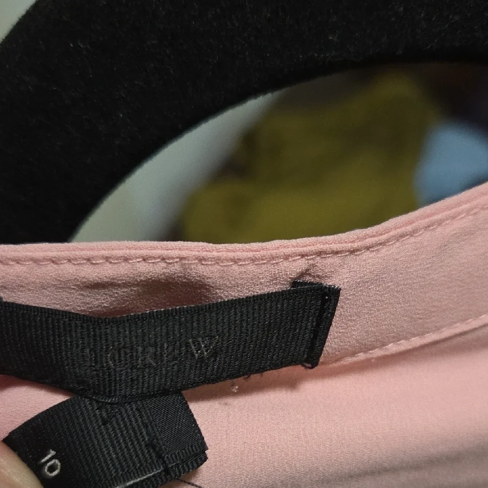 J. Crew Soft Pink Sleeveless Blouse